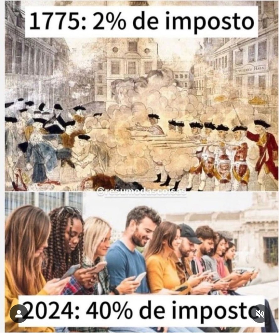 Imagina se eles pudessem ver a merda que o mundo tá hoje - meme