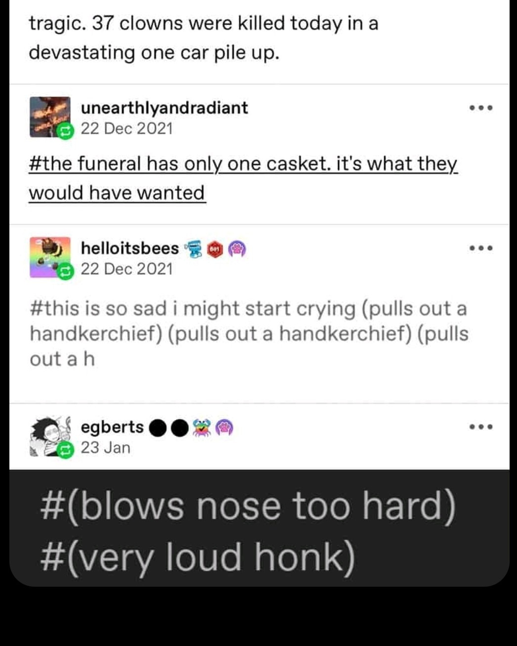 Tragedy - meme