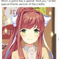 Monika looks adorable