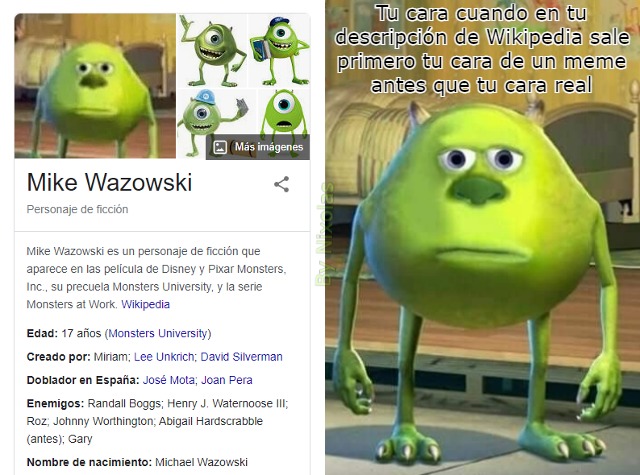 Mike Wazowski, Wiki Pixar