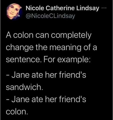 Colon: colon - meme