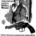 Propaganda da S&W no Brasil, em 1927.