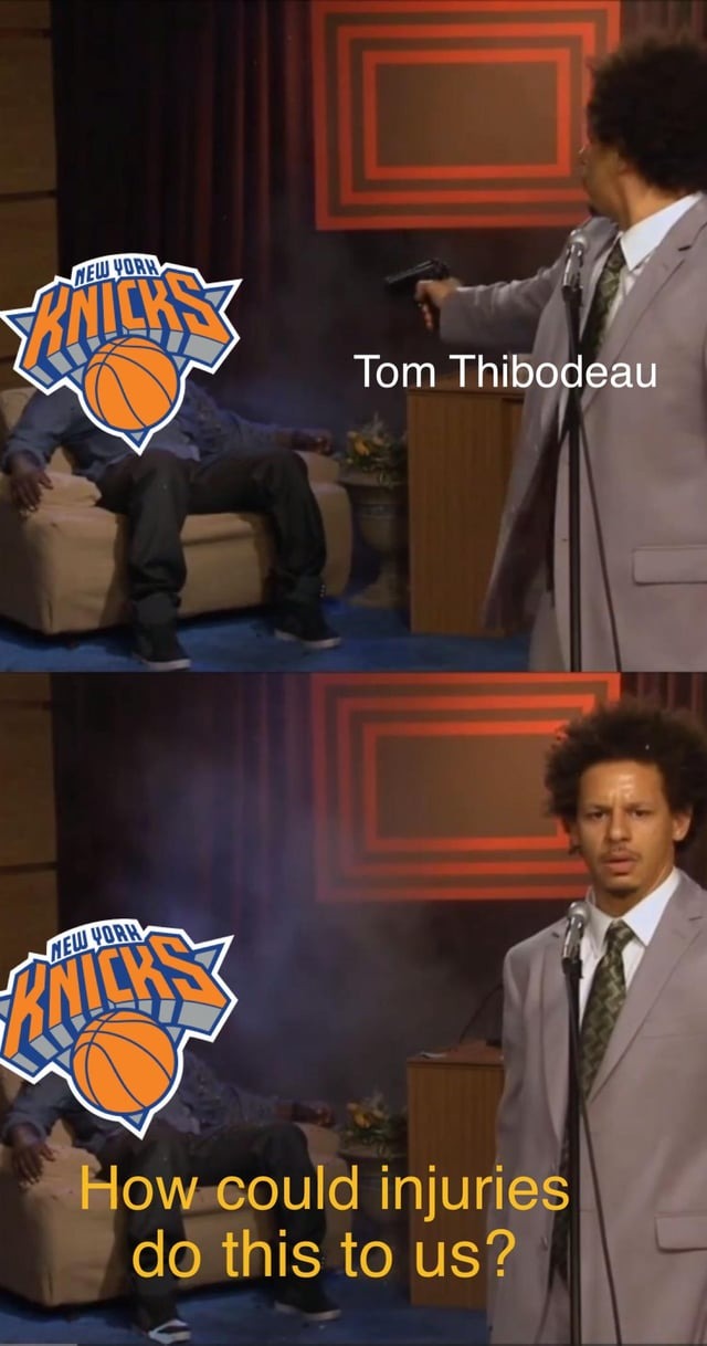 Knicks injuries meme