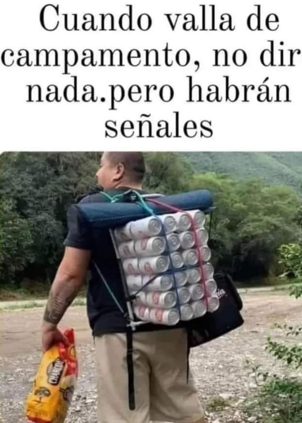 Acampadas frescas - meme