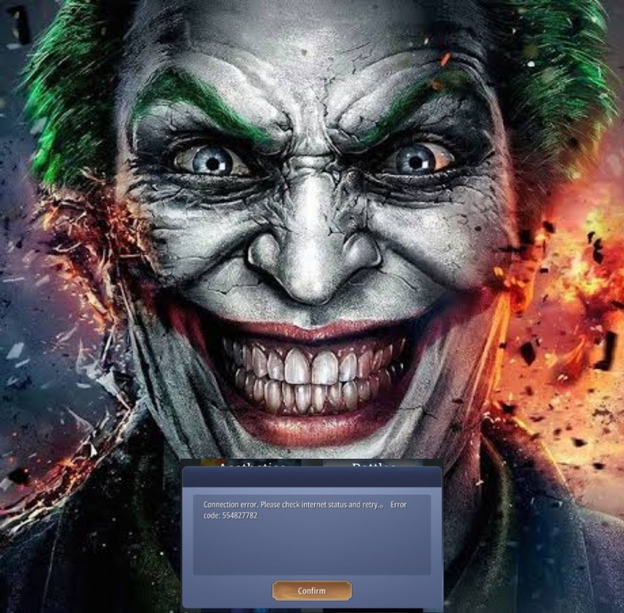 Connection error - meme