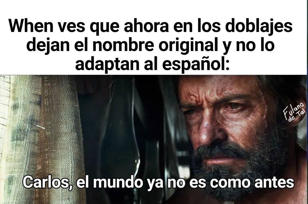 Carlos Javier y los hombres equis...de - meme
