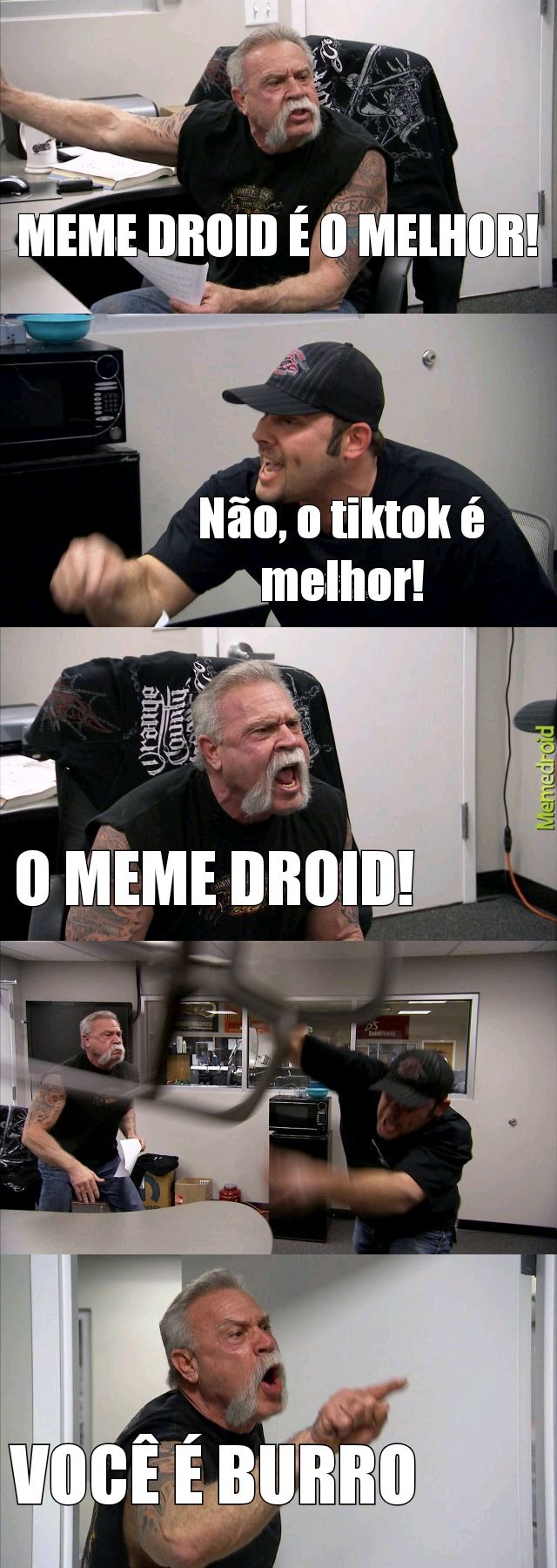 Hahaha tiktok não tem vez!!! - meme