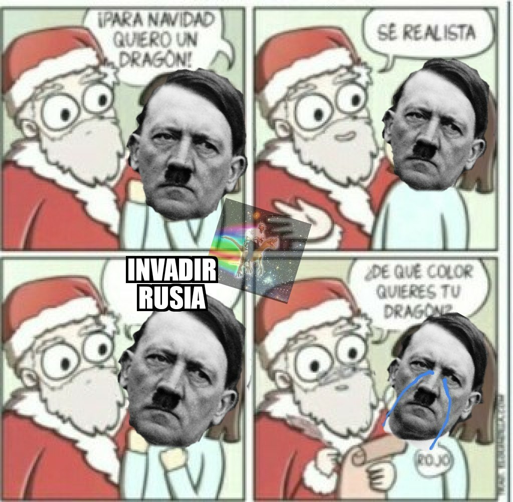 Ese Hitler es todo un lokillo - meme