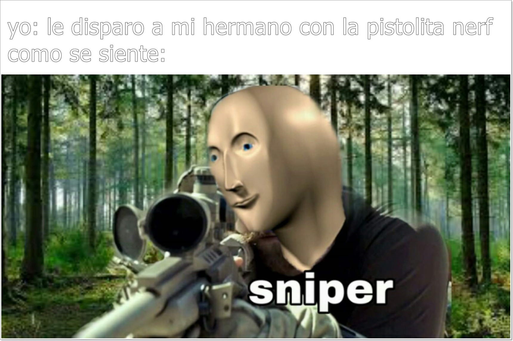 El sniper - meme