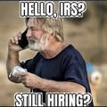 Alec Baldwin calling the IRS for a job