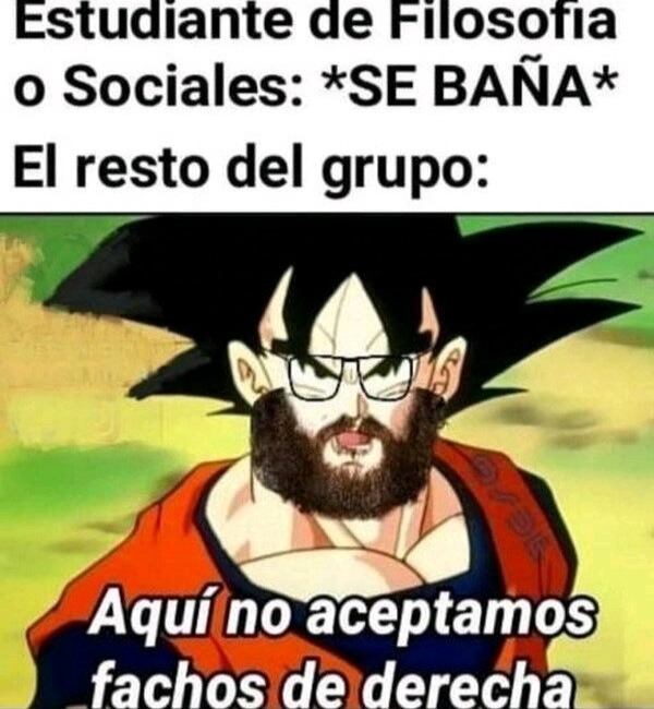 izquierdistas y derechistas de mierda - meme