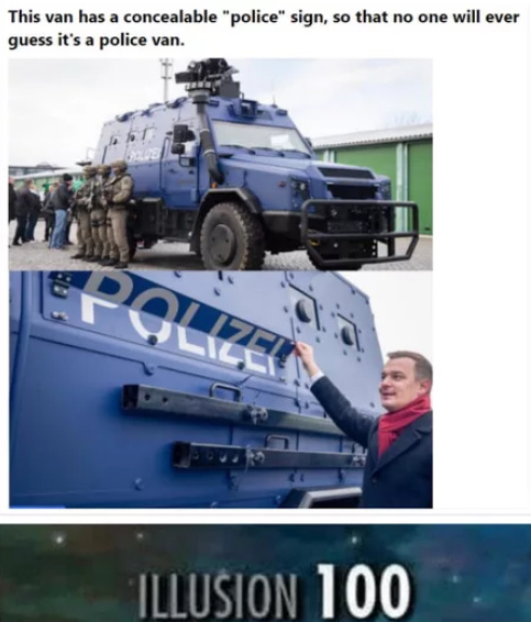 Police van - meme