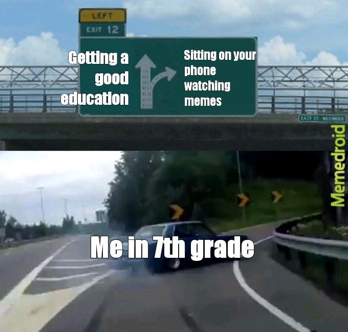 7th grade - meme
