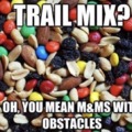 has anyone ever eaten trail mix for a reason other than the M&M’s?