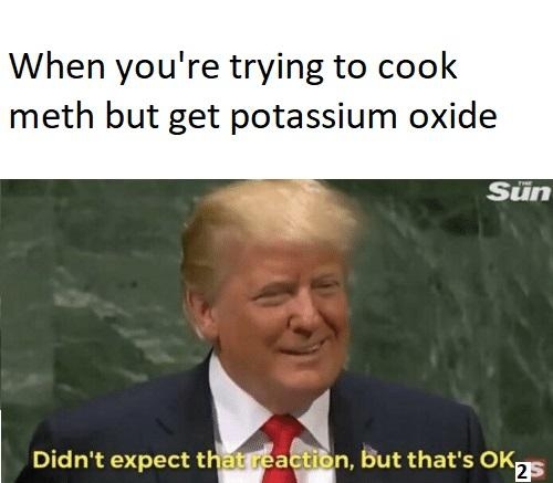 Chemistry humor - meme