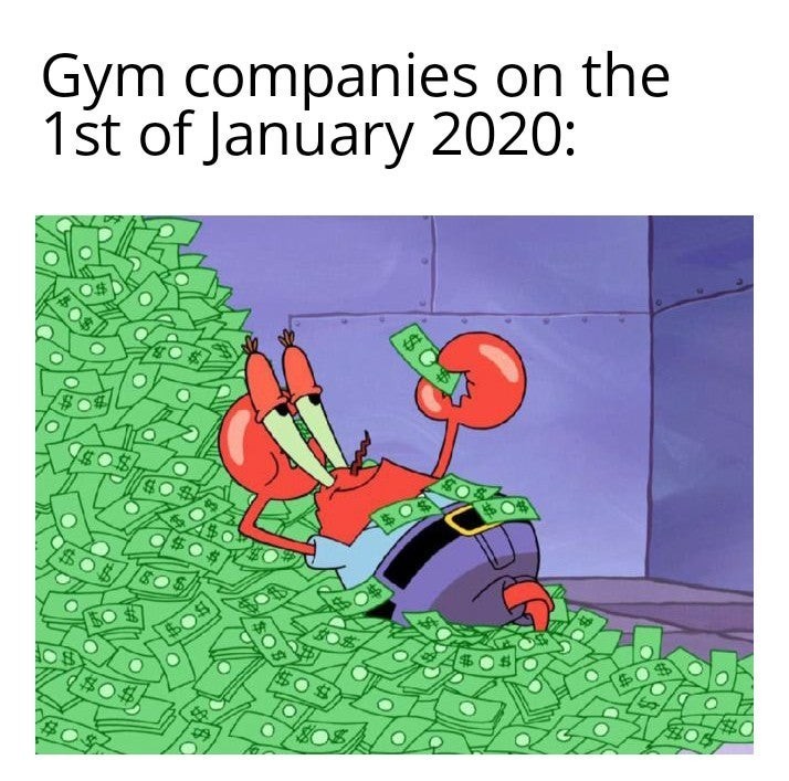 New year's resolutions my ass - meme