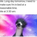 3:30 AM = reasonable time