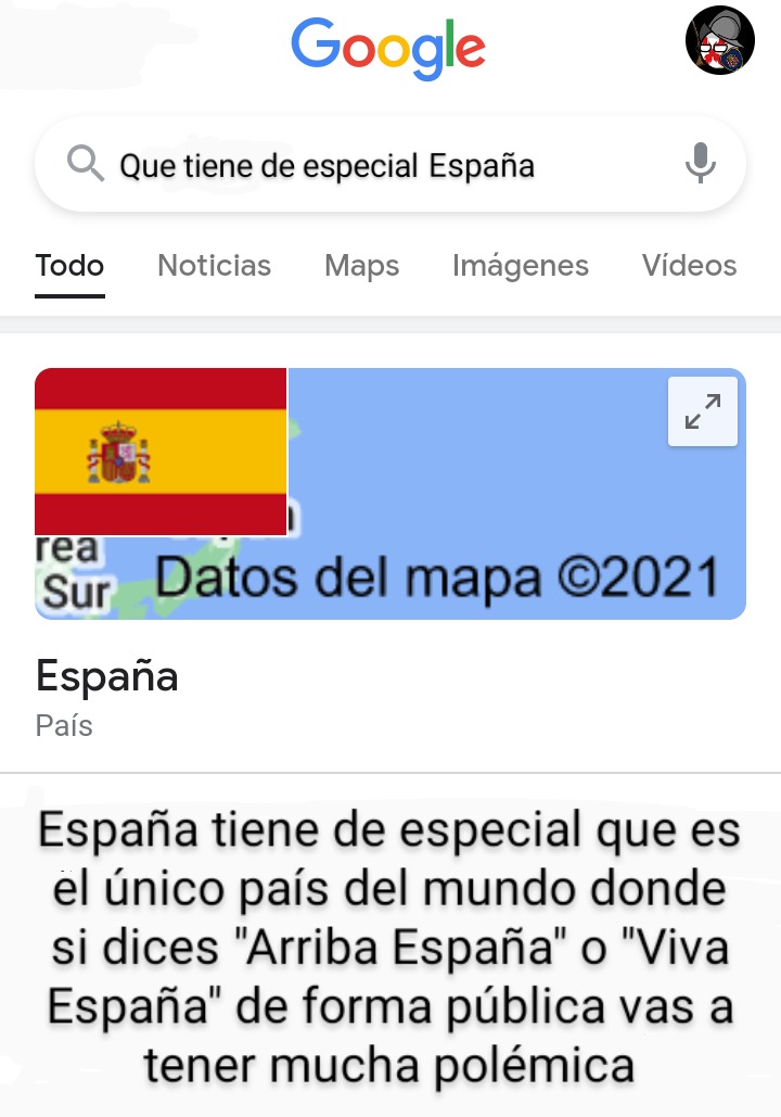 Lo admito banda, en España te funan si eres patriota - meme