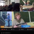 Russian teachers feeling like a chad
