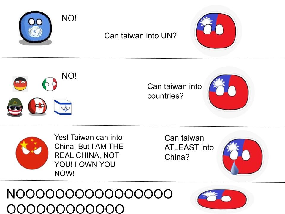 Taiwan sad ending :( - meme
