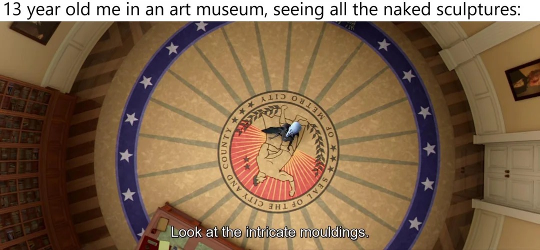 13yo at the at the art museum - meme