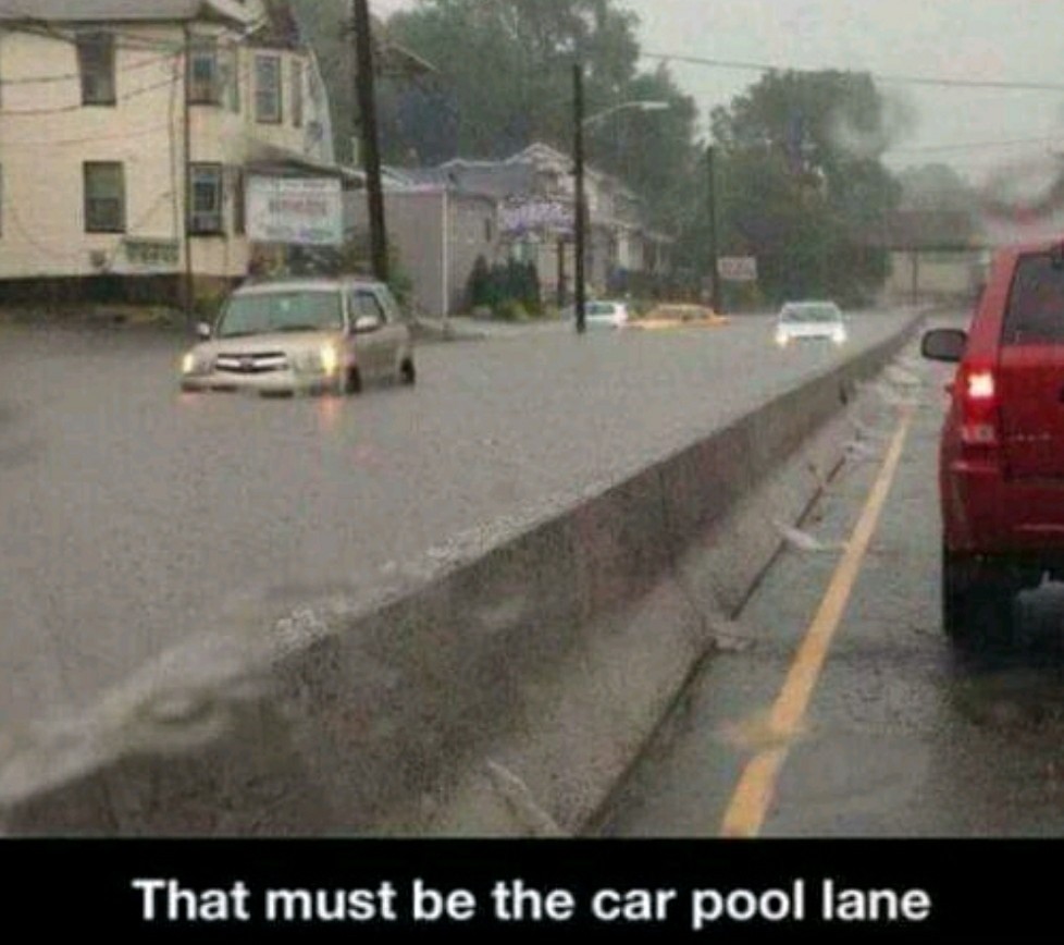 must be car pool - meme