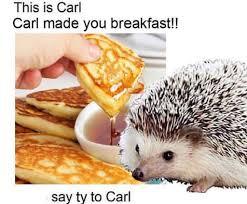 Thank you Carl, EPIC breakfast - meme