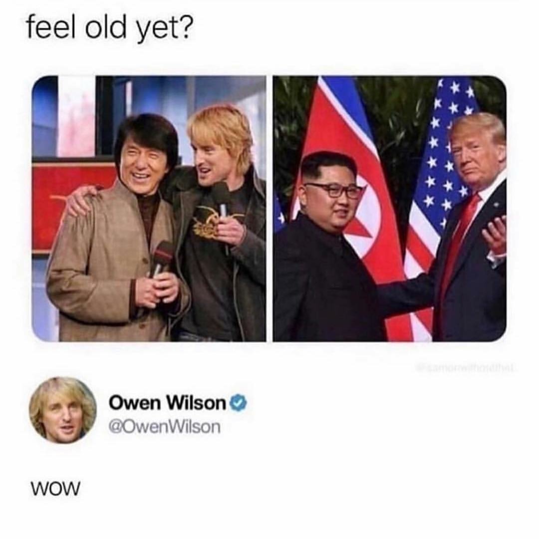 Owen Wilson didn’t age well - meme
