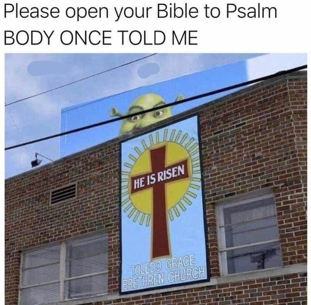 He is risen - meme
