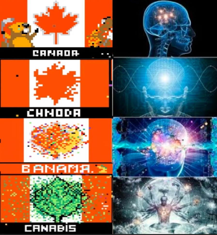 Evolución de Canadá - meme
