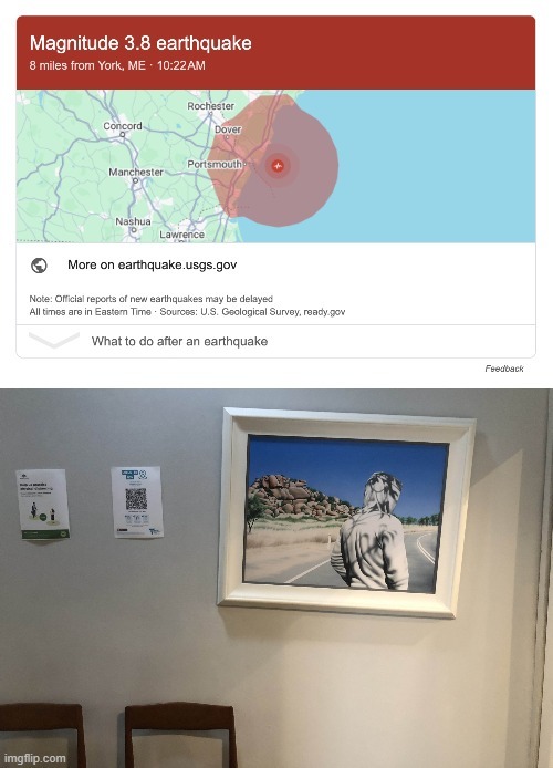 Earthquake Boston meme