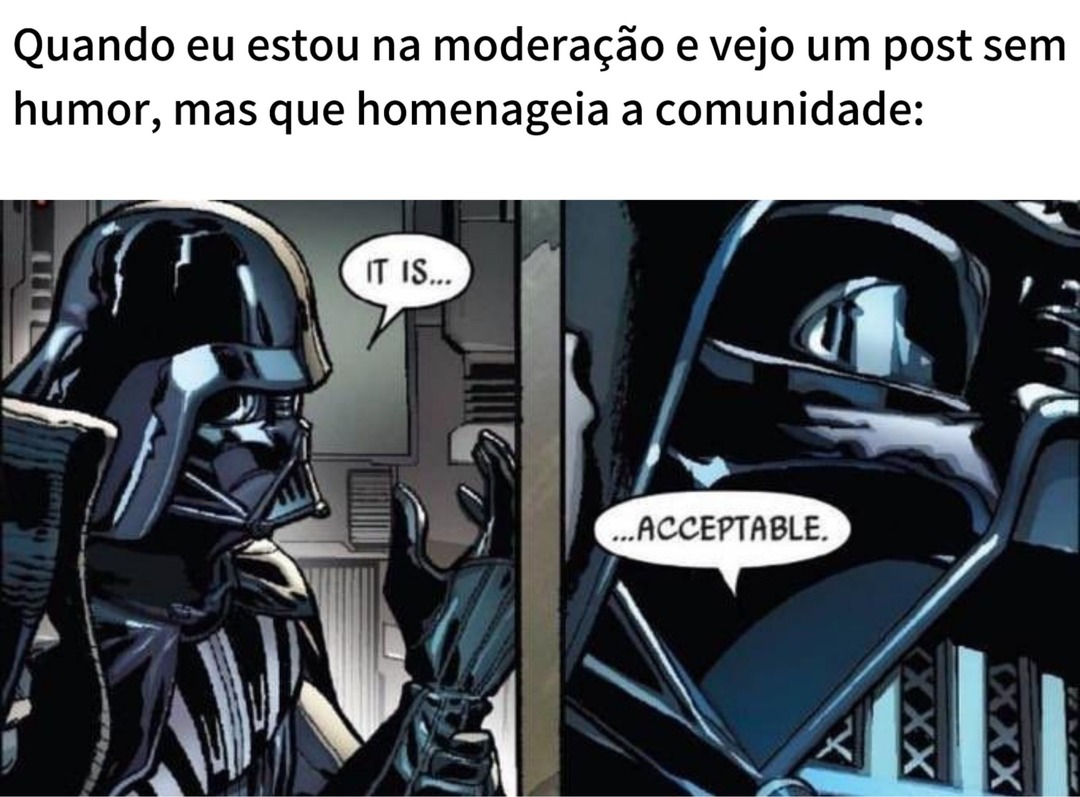 Isto é...aceitável - meme