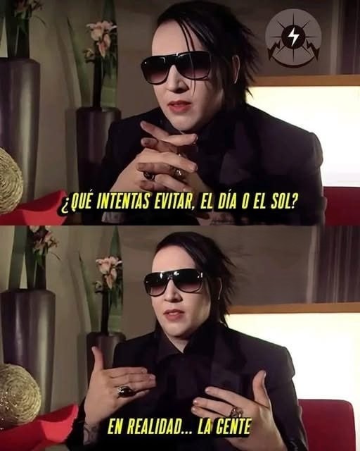 Marilyn Manson momento - meme