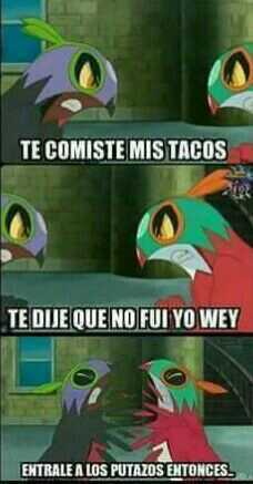 Mis tacos wey >:v - meme