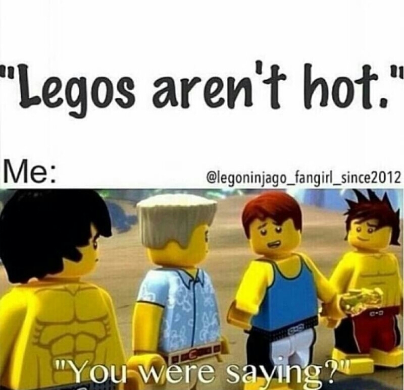 God I wanna fuck a Lego - meme