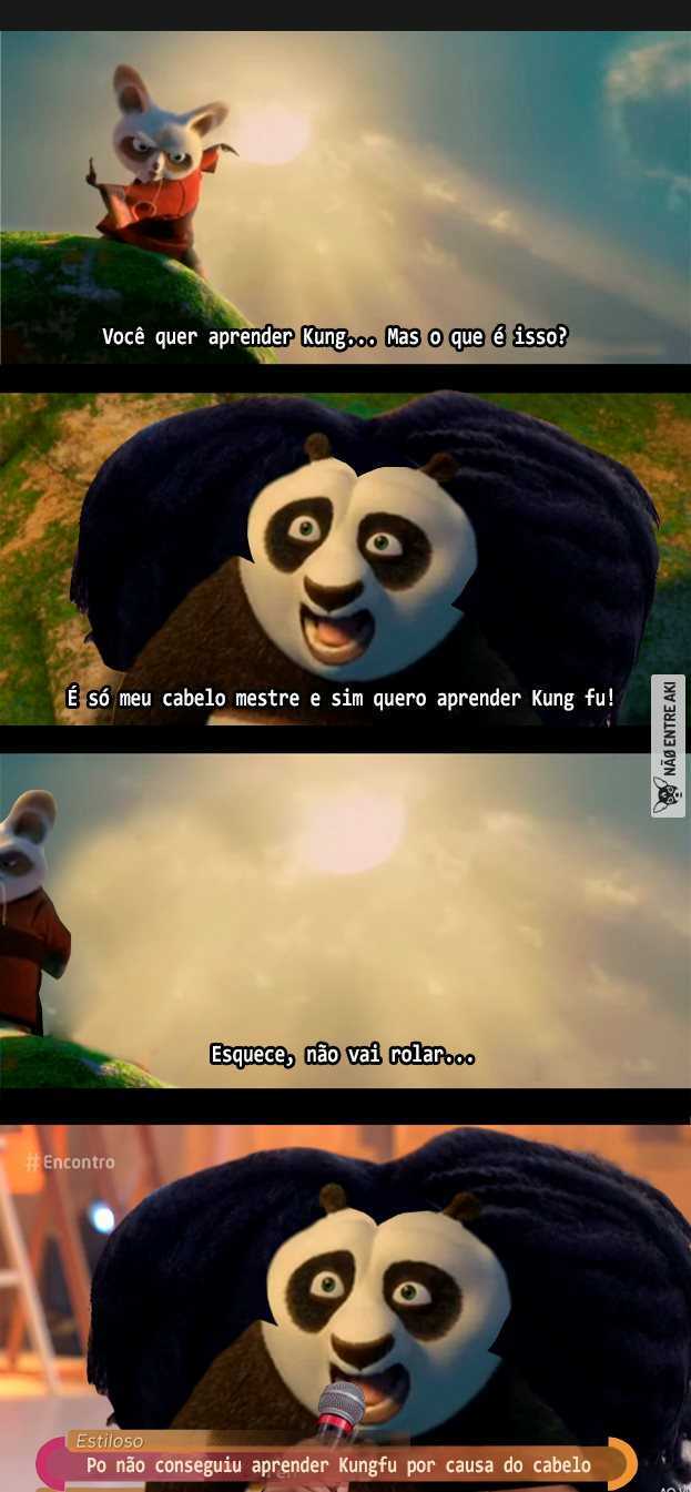 Preconceito isso com o panda ô... Kkkkkkk - meme