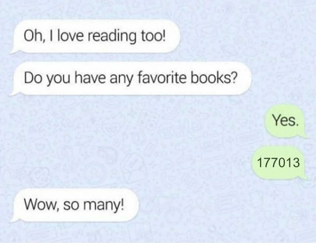 Hey, I love that book too! - meme