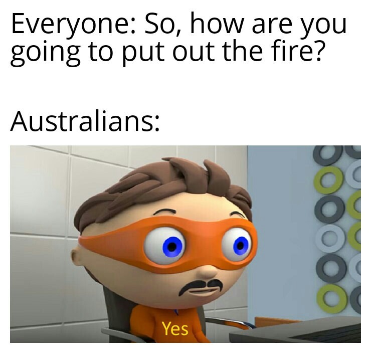Australian fire - meme