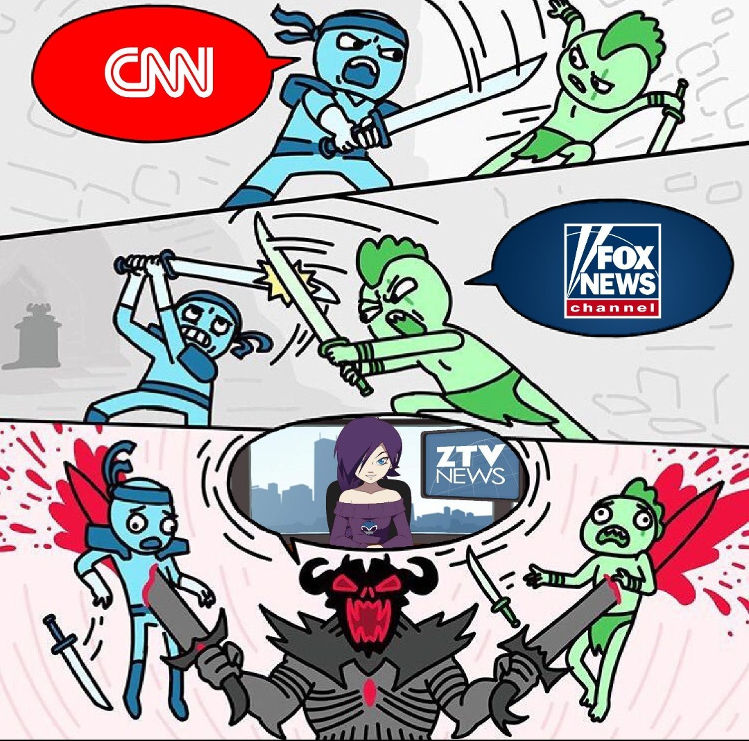 The only reliable news source - meme
