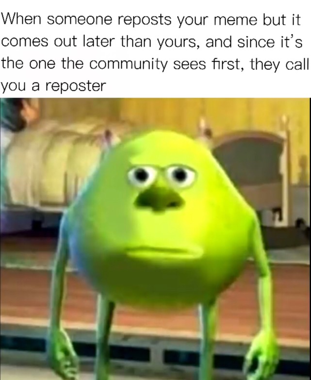 Don’t repost my memes