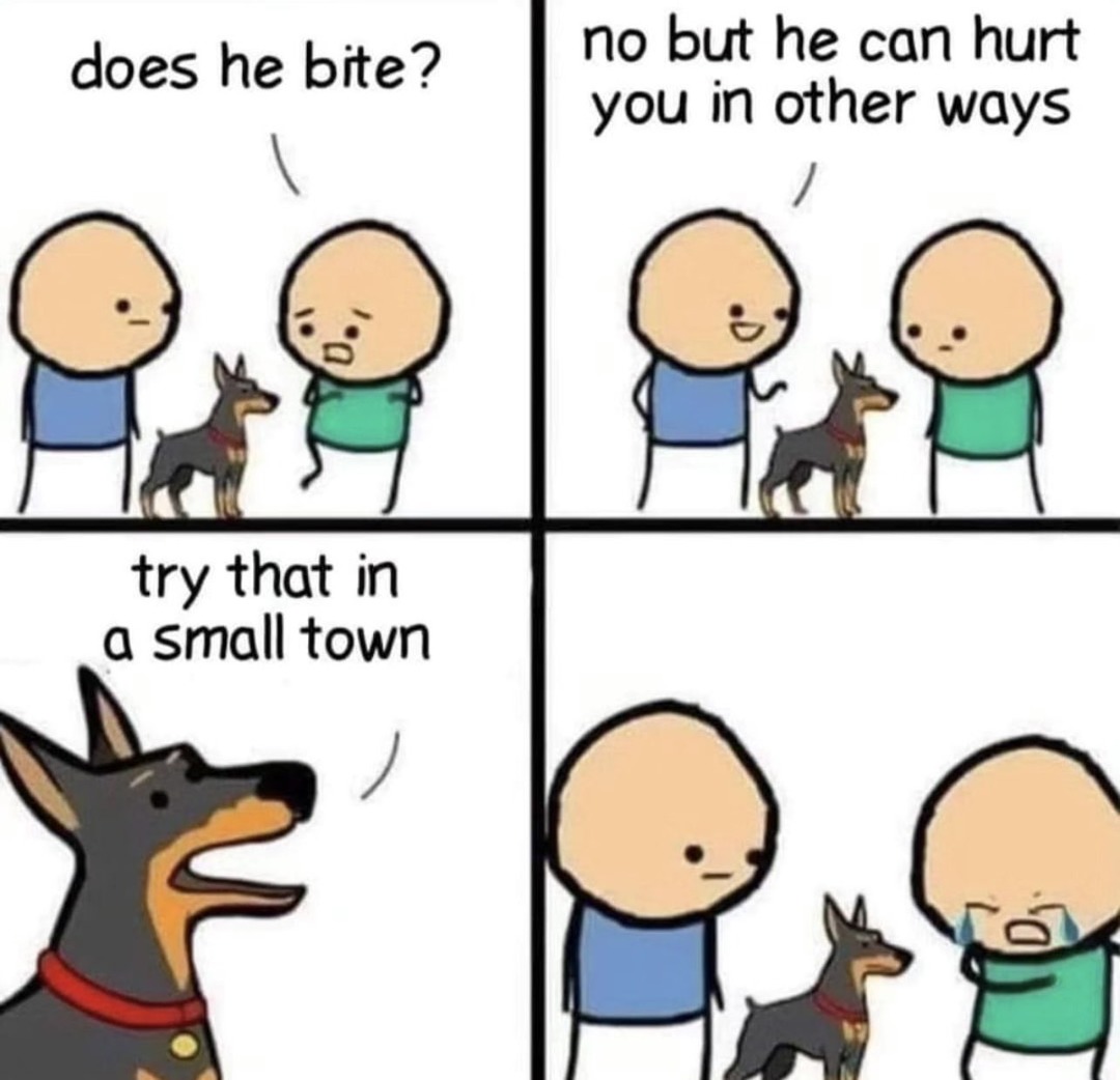 Small town - meme