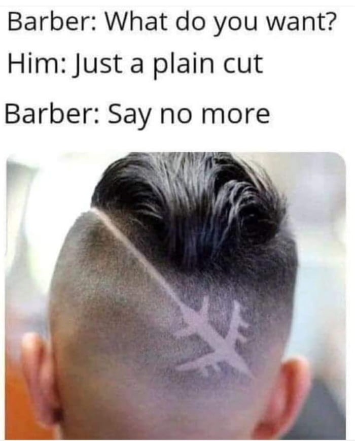 Plain cut - meme