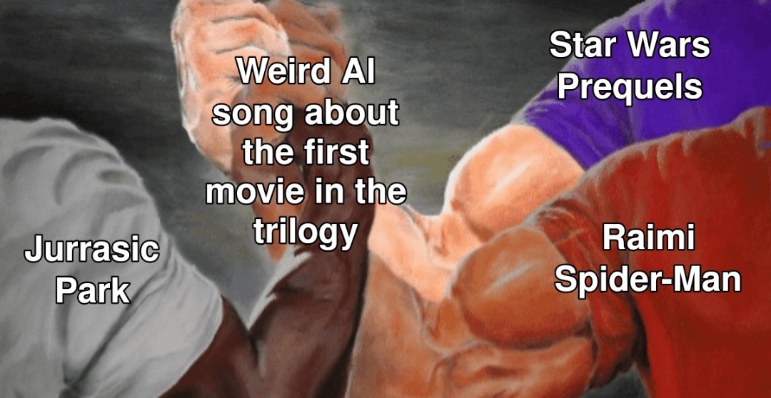 When Star Wars meets Jurassic Park and the result is... weird - meme