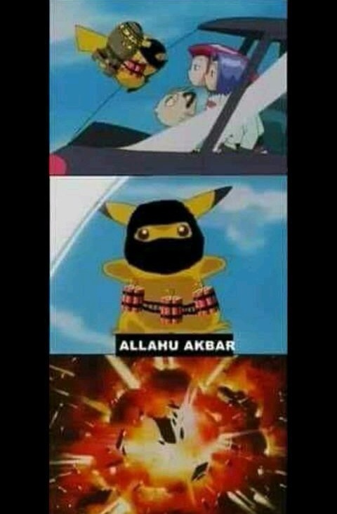 Pikachu musulmán - meme