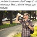 Water is fish house you fucking vegans