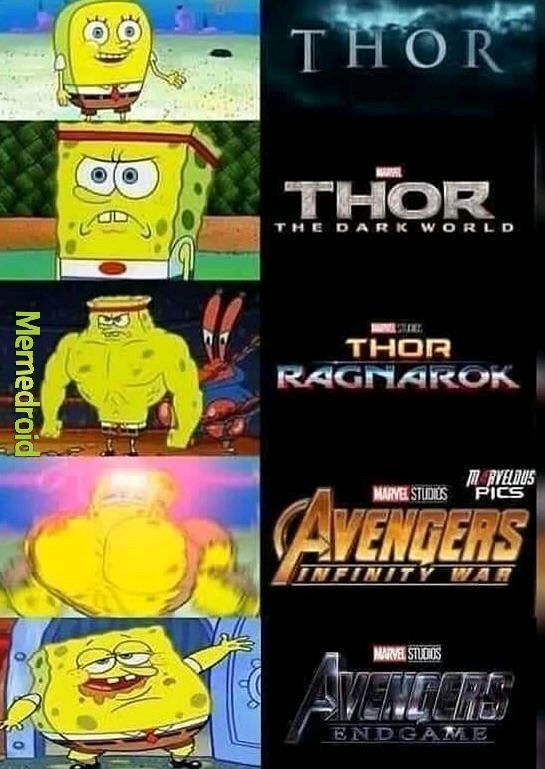 Representa o Thor nos filmes. - meme