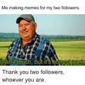 Thank you, my two followers.