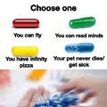 Choose one pill