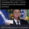 A tip from the President of Brazil.