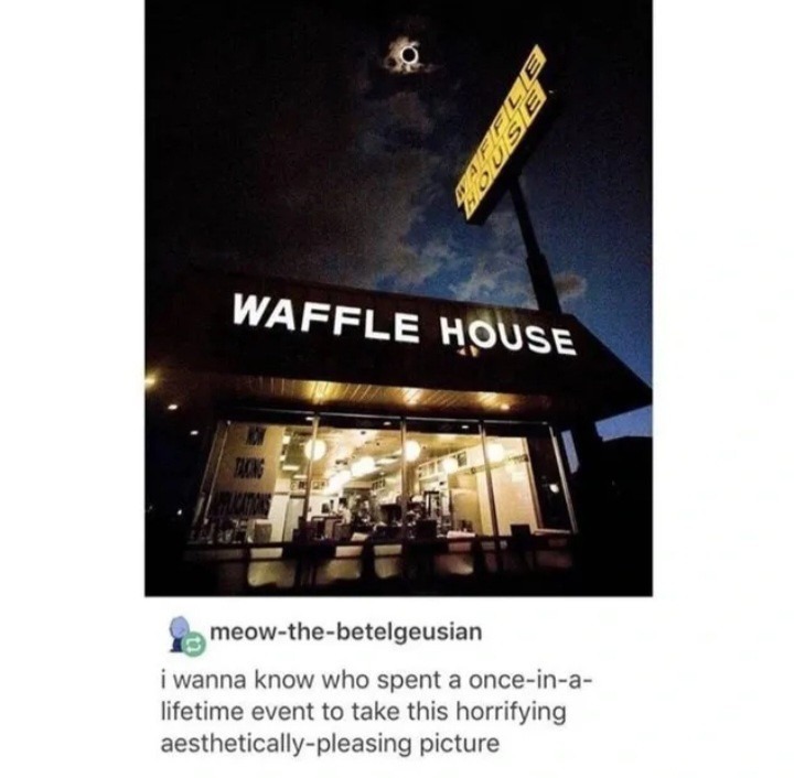 Waffle house - meme